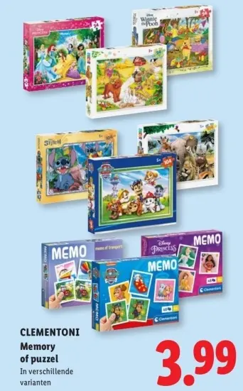 Aanbieding: Memory of puzzel
