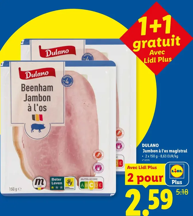 Offre: Jambon à l'os magistral
