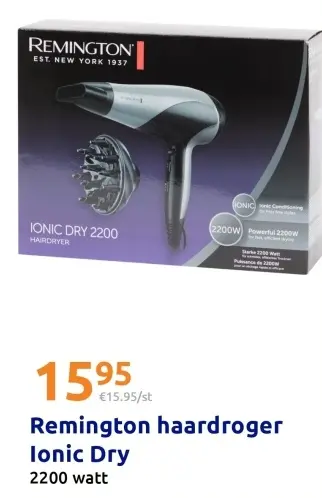 Promotie: Remington haardroger Ionic Dry