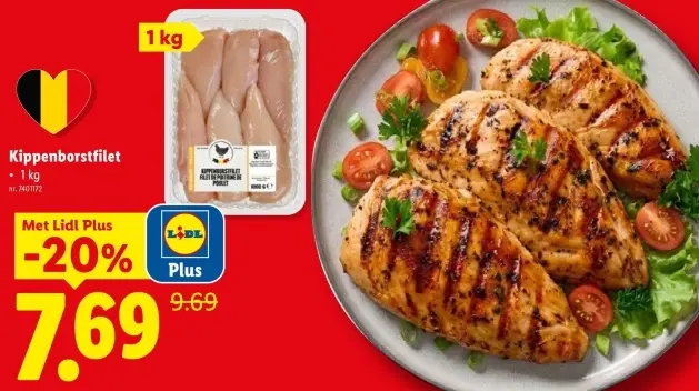 Promotie: Kippenborstfilet