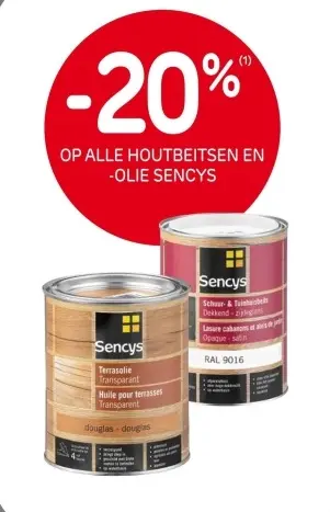 Promotie: Houtbeitsen en -olie