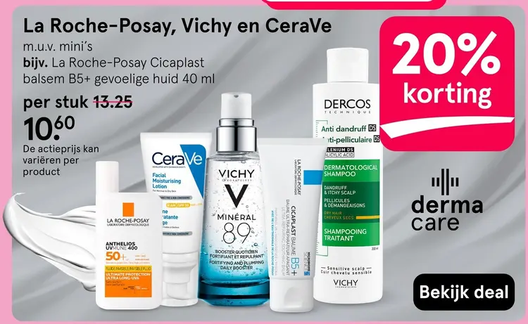 Aanbieding: La Roche-Posay, Vichy en CeraVe