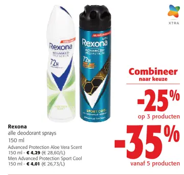 Aanbieding: alle deodorant sprays