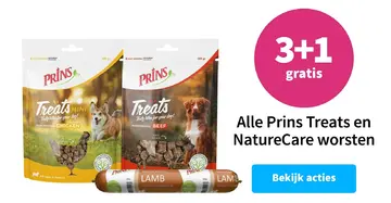 Aanbieding: Prins Treats en NatureCare worsten