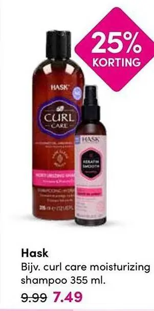 Aanbieding: curl care moisturizing shampoo