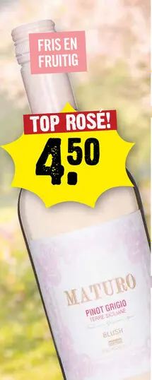 Aanbieding: Maturo pinot grigio terre siciliane blush