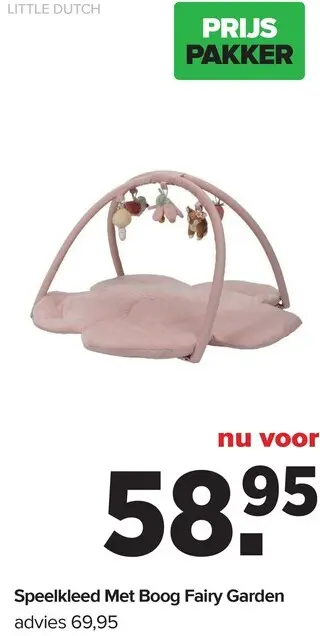 Aanbieding: Speelkleed Met Boog Fairy Garden