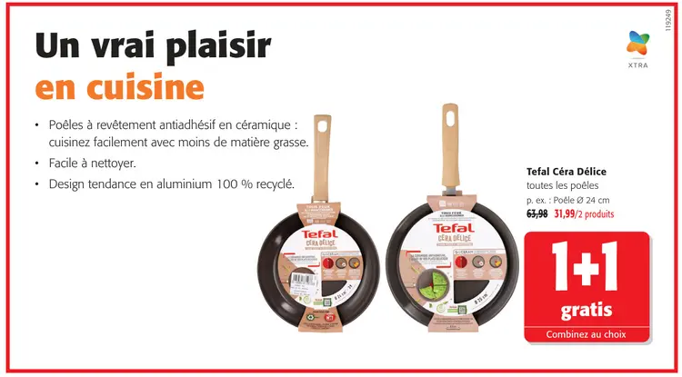Offre: Céra Délice toutes les poêles