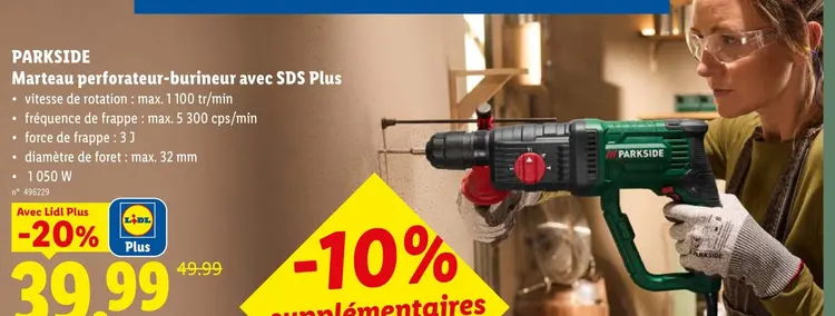 Offre: Marteau perforateur-burineur avec SDS Plus