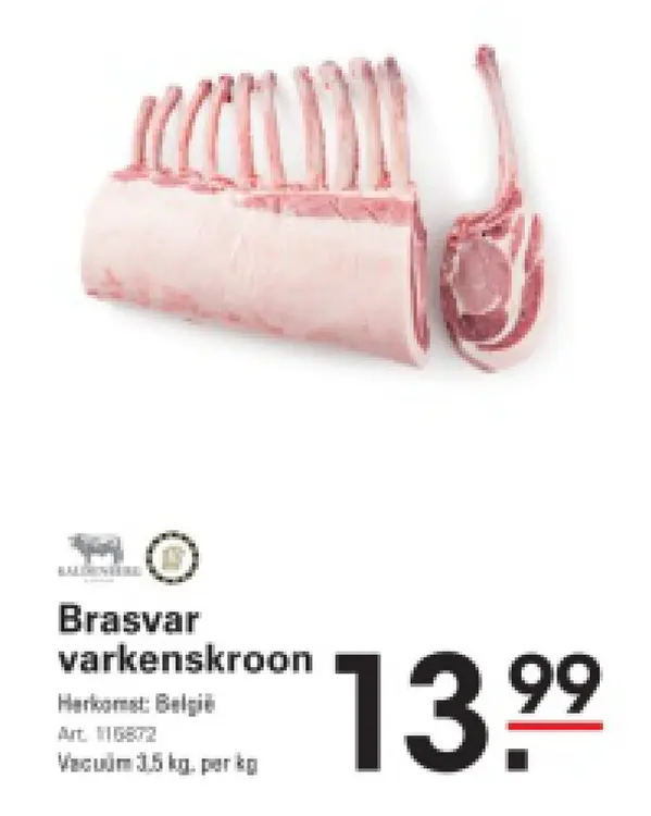 Promotie: Brasvar varkenskroon