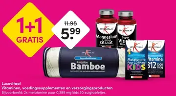Aanbieding: Gezondheidskussen Kingsize Bamboe