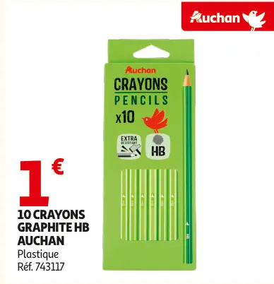 Offre: Crayons graphite hb