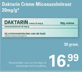 Aanbieding: Daktarin Crème Miconazolnitraat