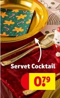 Aanbieding: Servet Cocktail