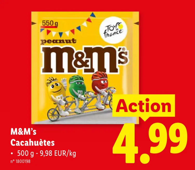 Offre: M&M's Cacahuètes