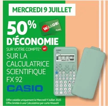 Offre: Calculatrice Scientifique FX 92