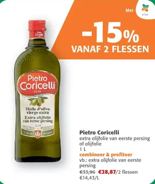 Aanbieding: Pietro Coricelli extra olijfolie van eerste p