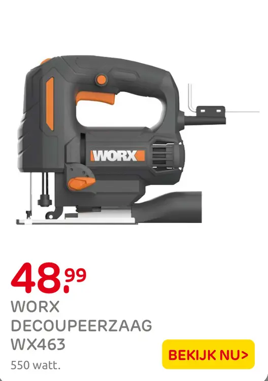Aanbieding: Decoupeerzaag wx463