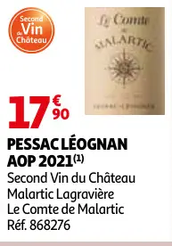 Offre: Pessac léognan aop 2021