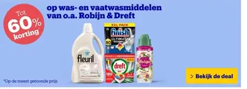 Aanbieding: was- en vaatwasmiddelen