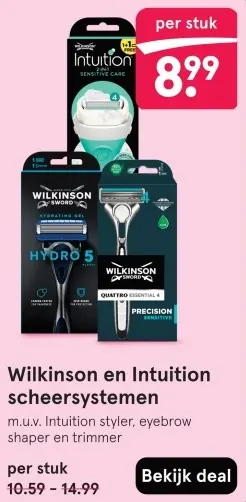 Aanbieding: Scheersystemen