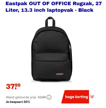 Aanbieding: Opvouwbare Wieltas - met wielen - Zwart