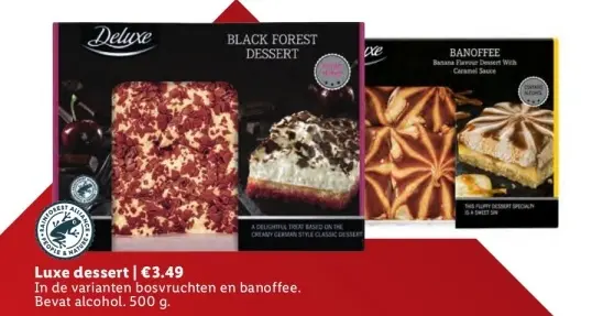Aanbieding: Luxe dessert