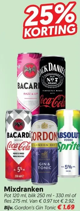 Aanbieding: Mixdranken