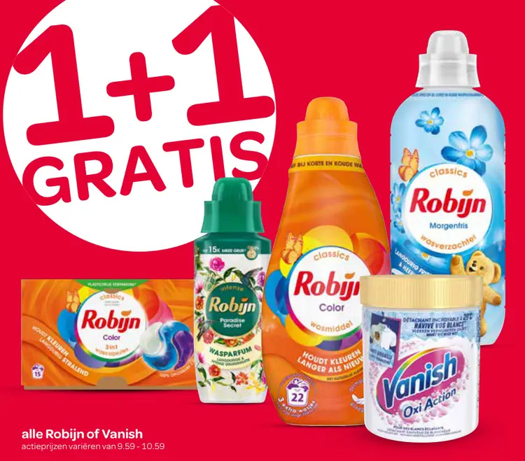 Aanbieding: Robijn or Vanish