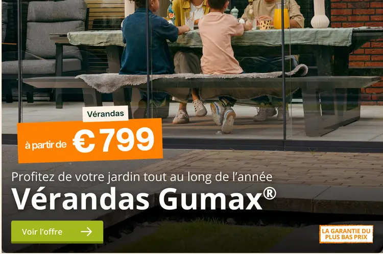 Offre: Vérandas Gumax