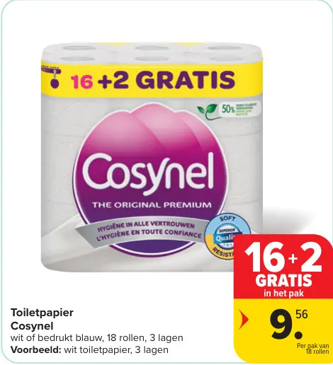 Promotie: Toiletpapier