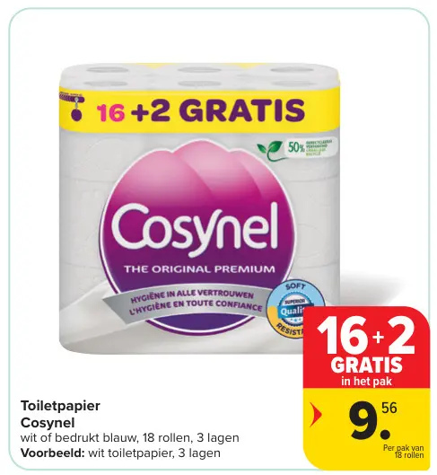 Promotie: Toiletpapier