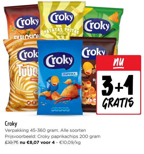 Promotie: Croky chips