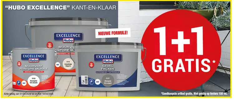 Promotie: Hubo Excellence Paint