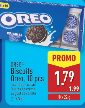 Offre: Biscuits Oreo