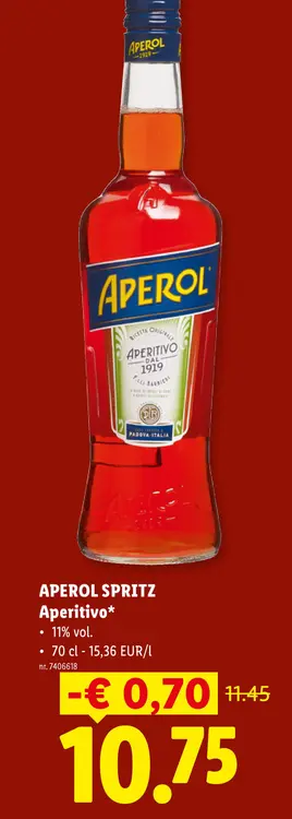 Promotie: Aperitivo