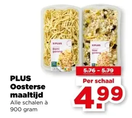 Aanbieding: Oosterse maaltijd