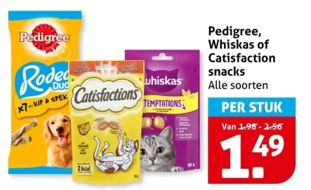 Aanbieding: Kattensnacks