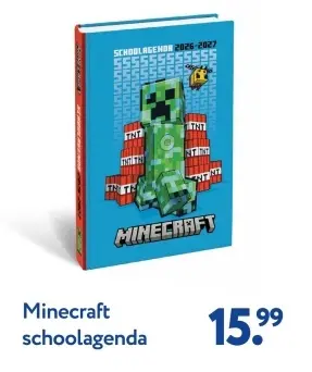Aanbieding: Minecraft schoolagenda