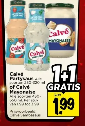 Aanbieding: Partysaus of Mayonaise