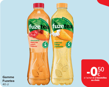 Offre: Gamme Fuzetea -0.50€ à l’achat de 2 bouteilles au choix