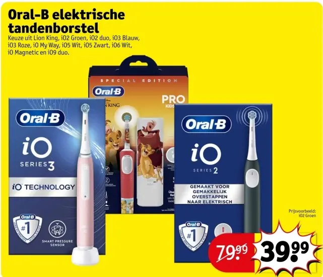 Promotie: Oral-B elektrische tandenborstel