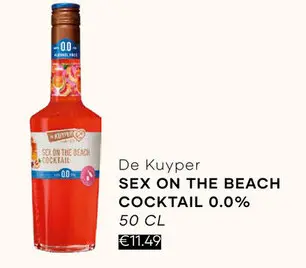 Aanbieding: Sex on the beach cocktail 0.0%