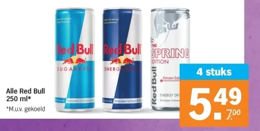 Aanbieding: Red Bull