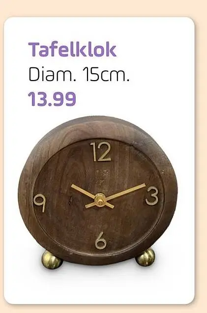 Aanbieding: Tafelklok