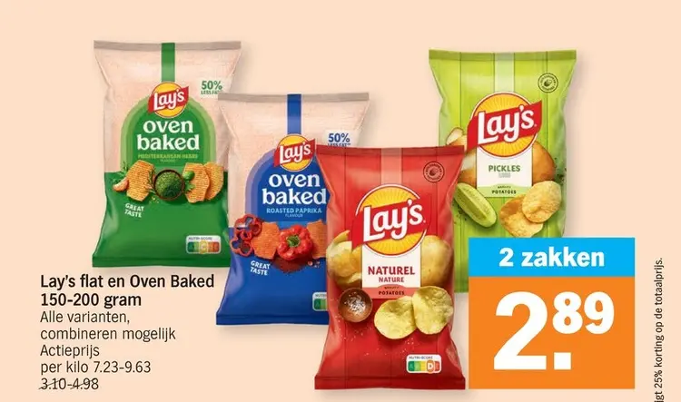 Promotie: Lay's flat en Oven Baked