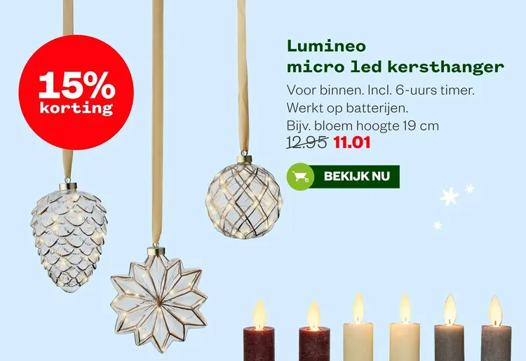 Aanbieding: Micro led kersthanger