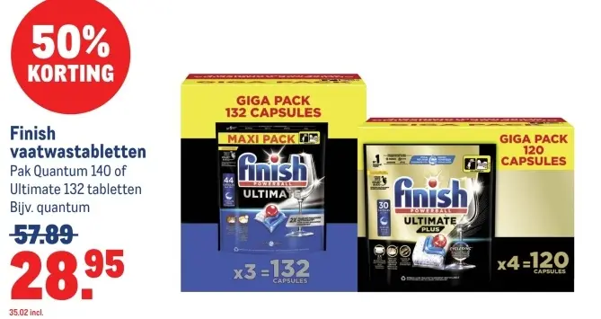 Aanbieding: Finish vaatwastabletten