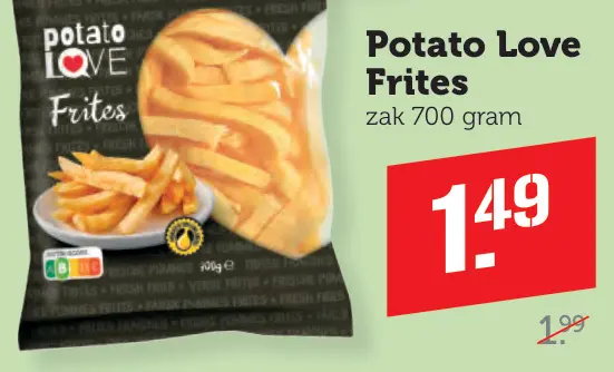 Aanbieding: Potato Love Frites