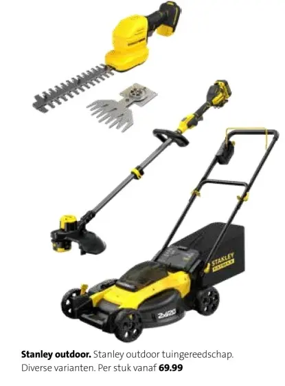 Aanbieding: Stanley outdoor tuingereedschap